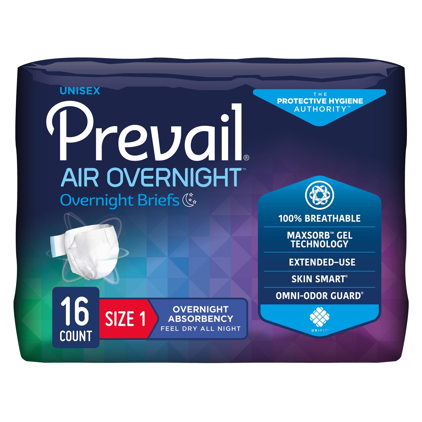 Prevail Air Overnight Heavy Absorbency Briefs