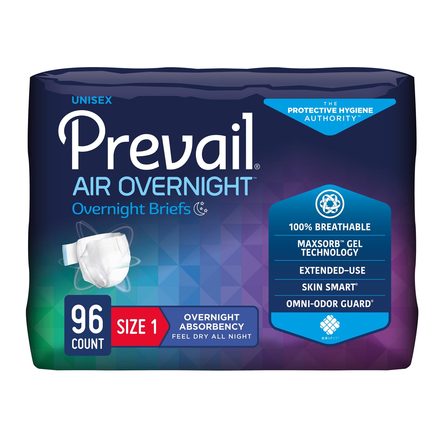 Prevail Air Overnight Heavy Absorbency Briefs