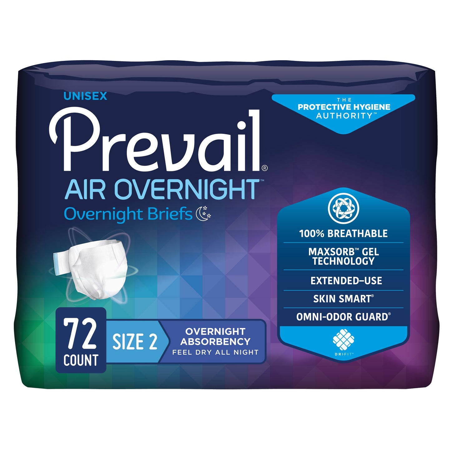 Prevail Air Overnight Heavy Absorbency Briefs