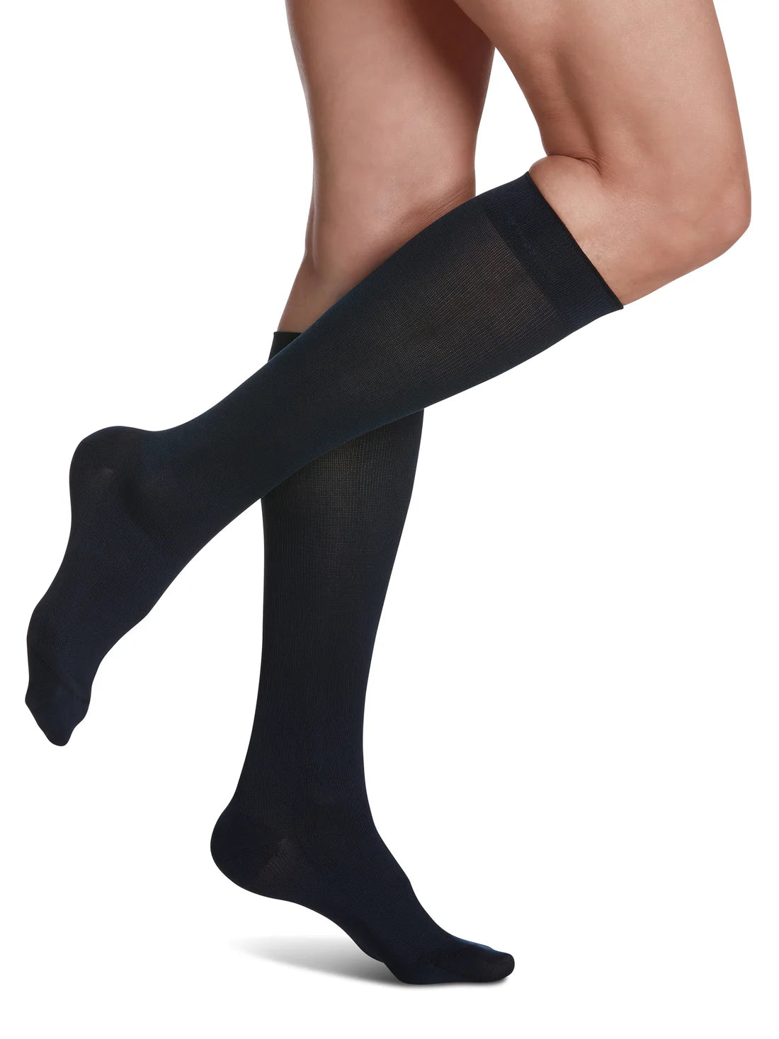 Sea Island Cotton for Women Calf Compression Socks (151 A,B,C)
