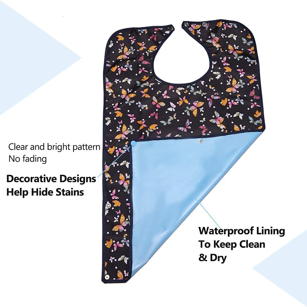 Adult Bibs With Crumb Catcher