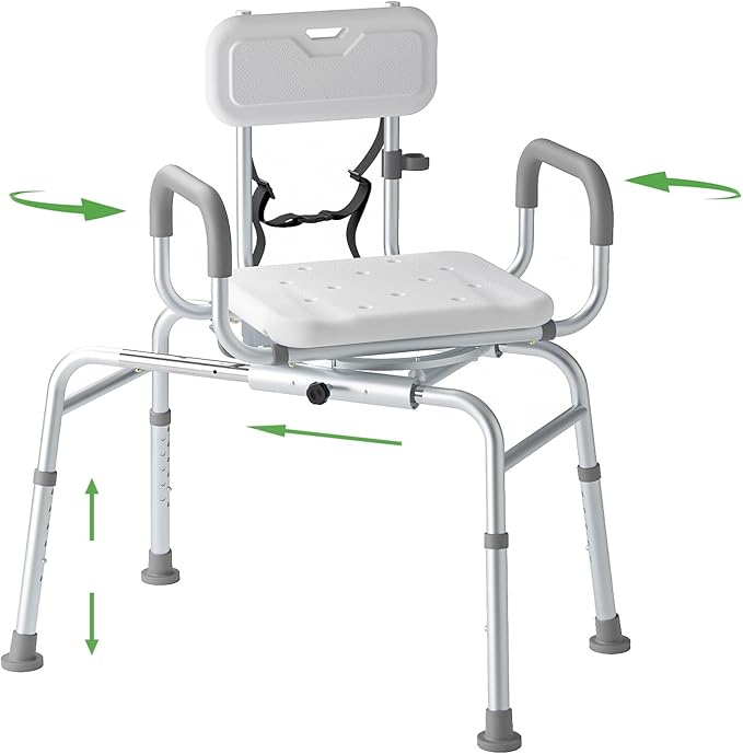 Comfort Slide Bathtub Transfer Bench & Sliding