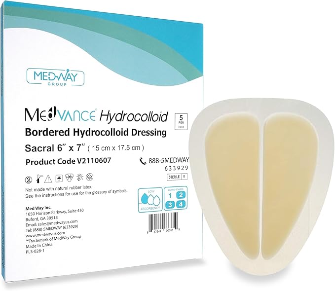 MedVance hydrocolloid dressing with foam cushion 4"X 4" V2500404
