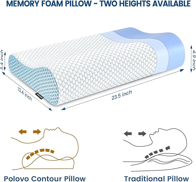 Neck Pillow Contour Memory Foam Pillow