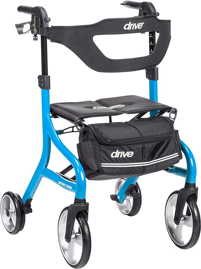 Aluminum Nitro Rollator with 10" Casters