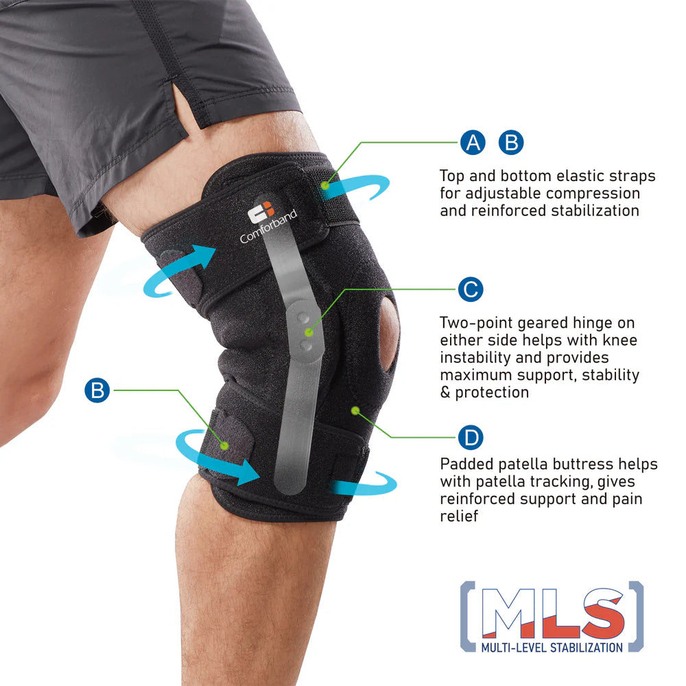 Comforband Adjustable Hinged Knee Brace
