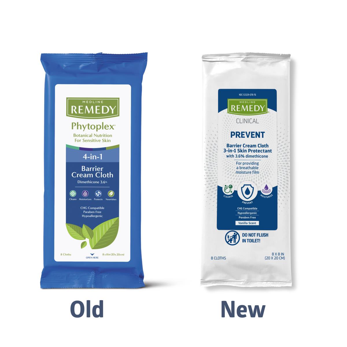 Medline Remedy Clinical Barrier Cream Cloths