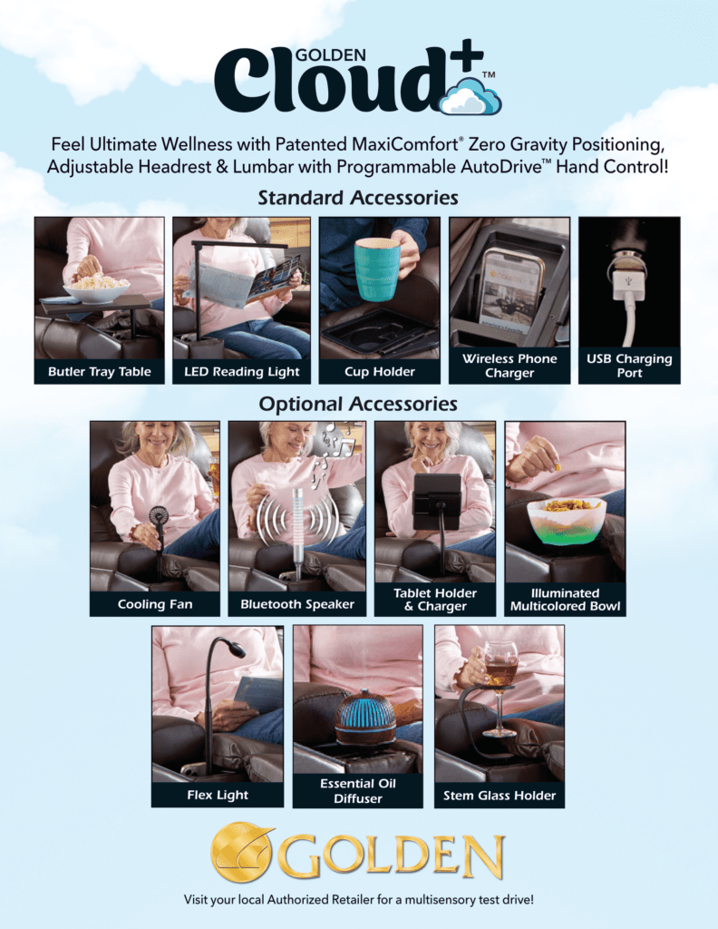 Cloud + Power Seat Lift Recliners