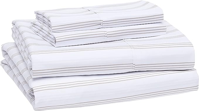 Basics Lightweight Super Soft Easy Care Microfiber Bed Sheet Set