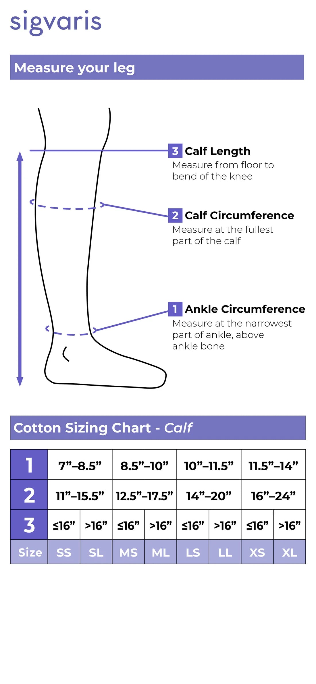 232C Cotton Calf Compression Socks