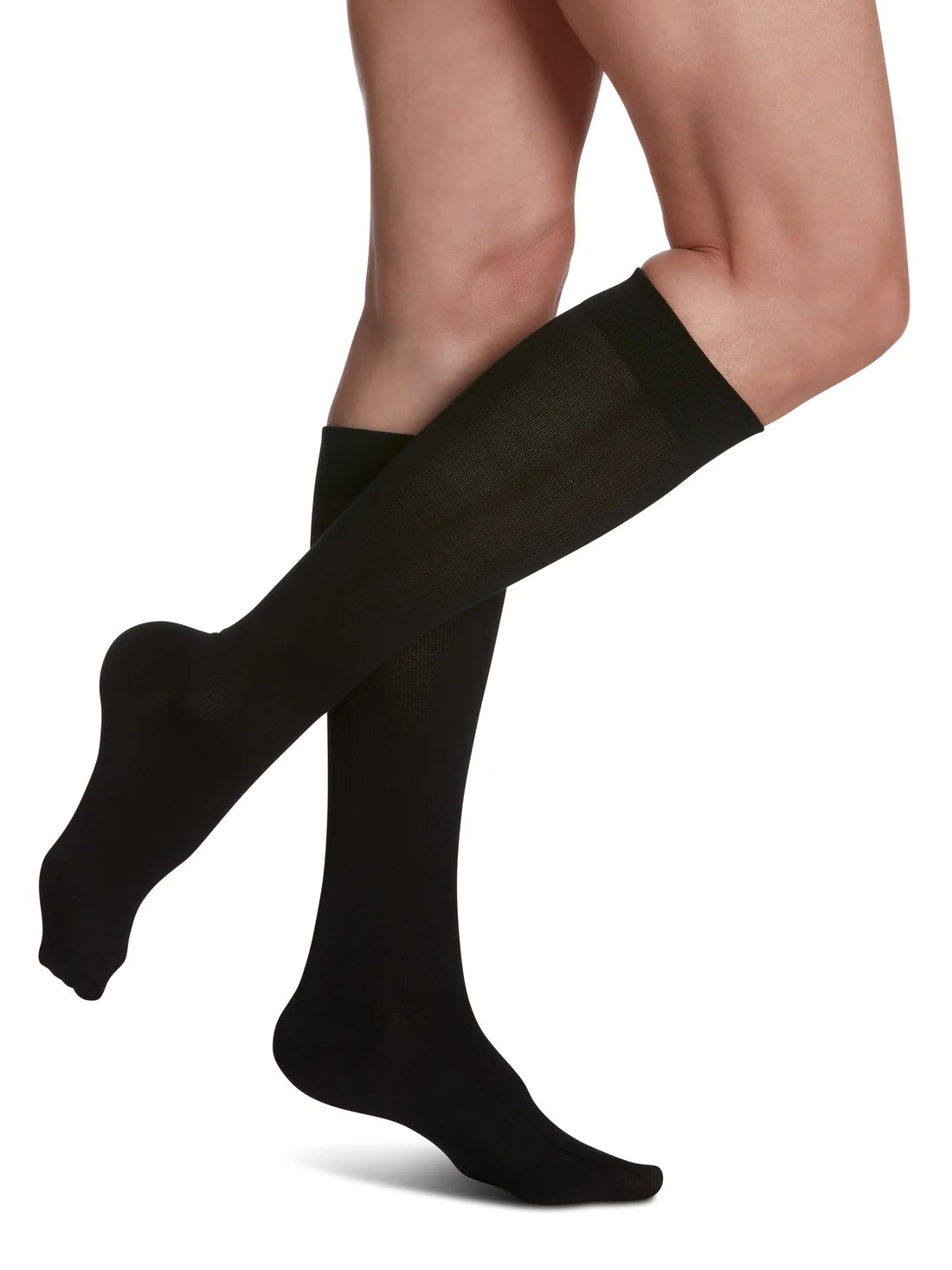 Sea Island Cotton for Women Calf Compression Socks (151 A,B,C)
