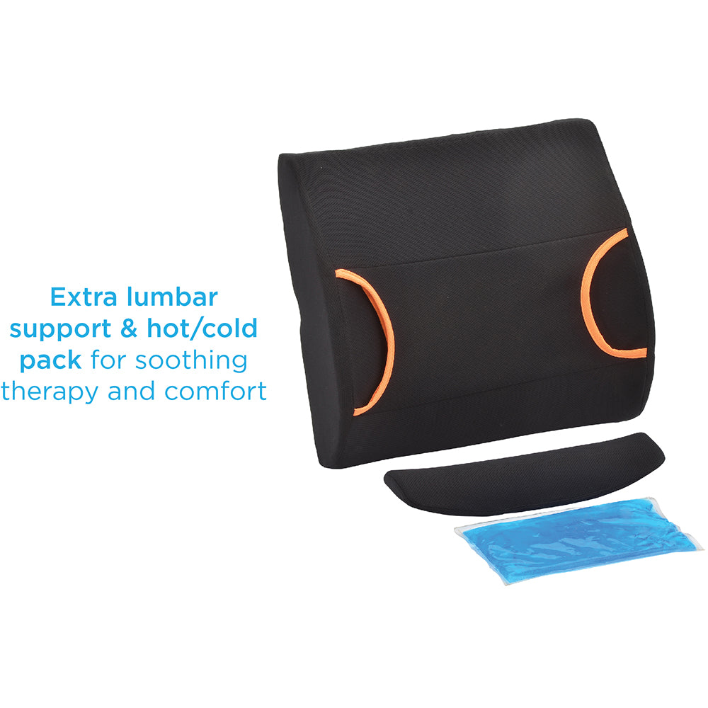 Back Cushion With Hot/Cold Pack