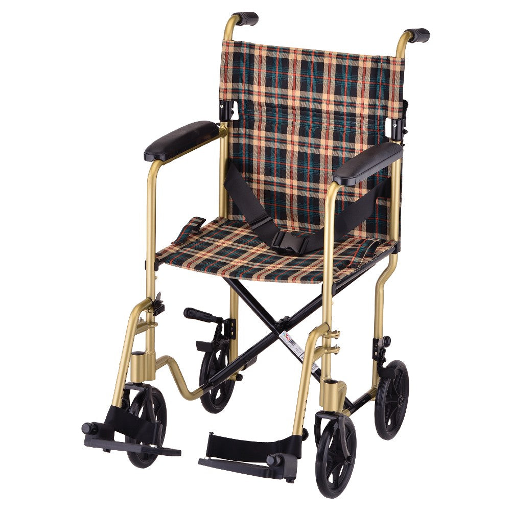 Lightweight Transport Chair - with Swing Away Footrest