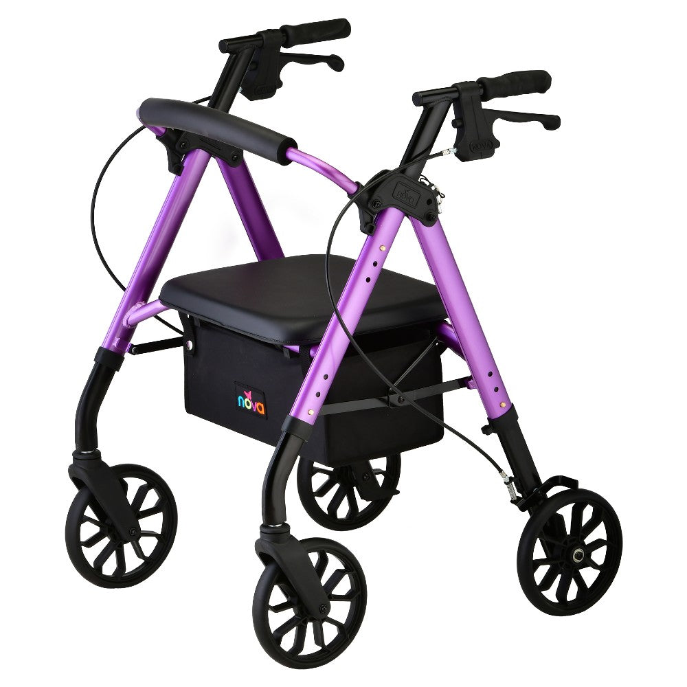 Star 8 Rollator Walker, 8" Wheels & Petite Size