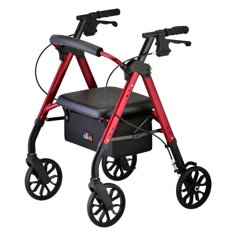 Star 8 Rollator Walker, 8" Wheels & Petite Size