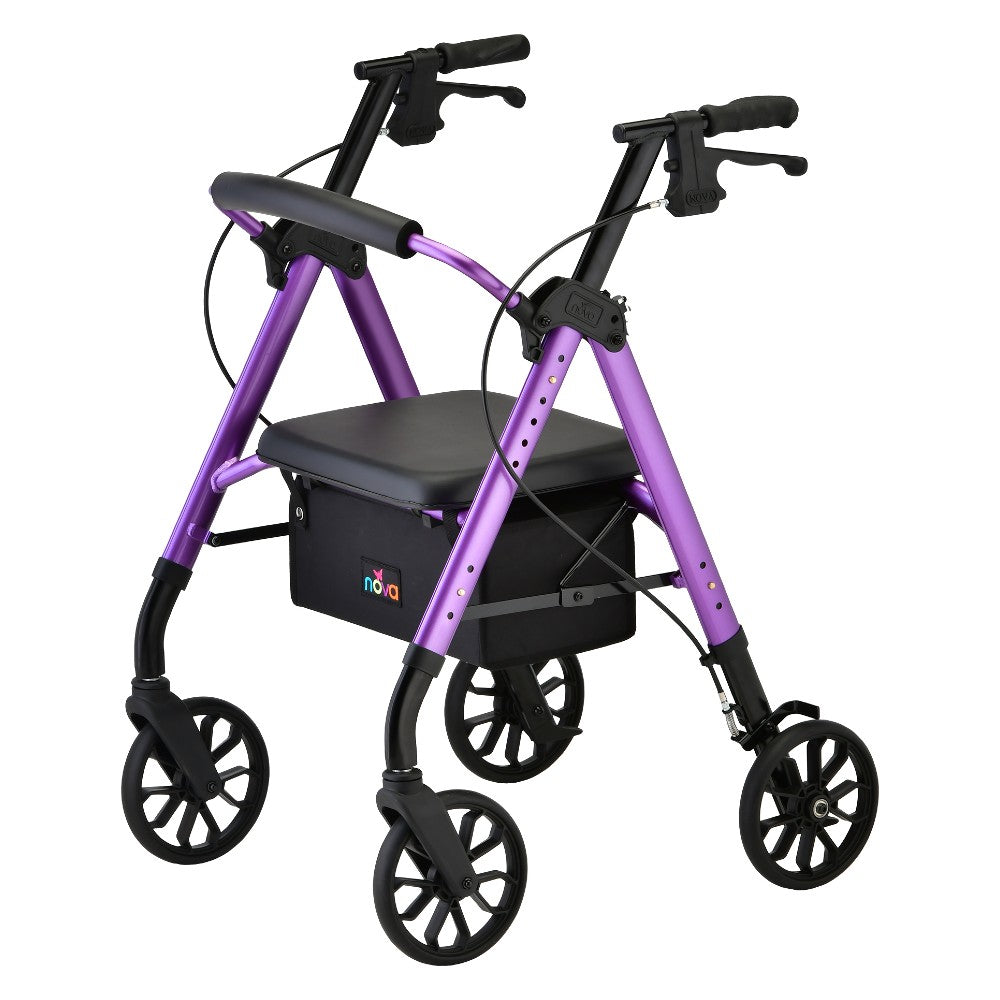 Star 8 Rollator Walker, 8" Wheels & Standard Size