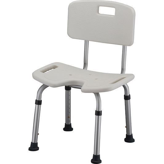 Bath Seat With Back- Hygenic U-Shape Seat
