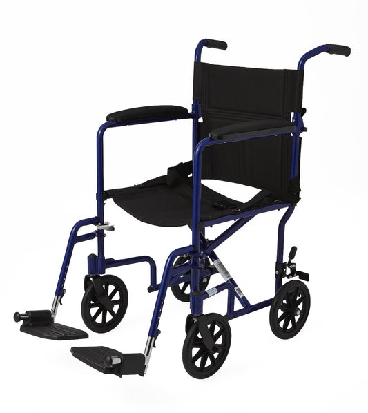 Basic Aluminum Transport Chair with 8" Wheels