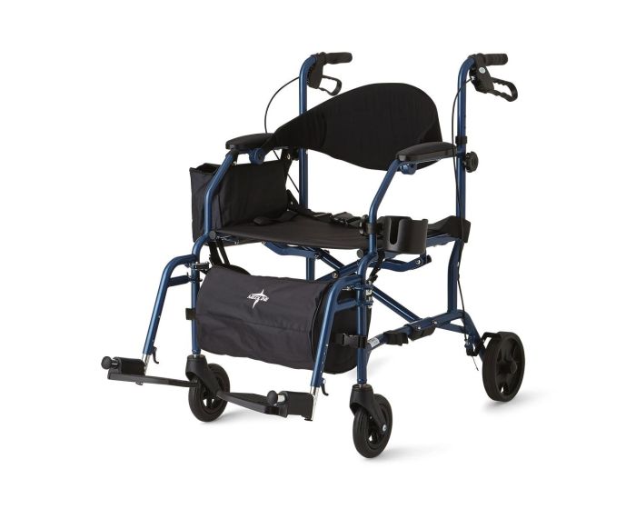 Combination Rollator / Transport Chair
