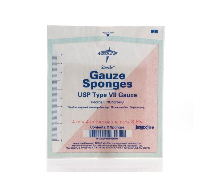 Woven Sterile Gauze Sponges 2/Pack