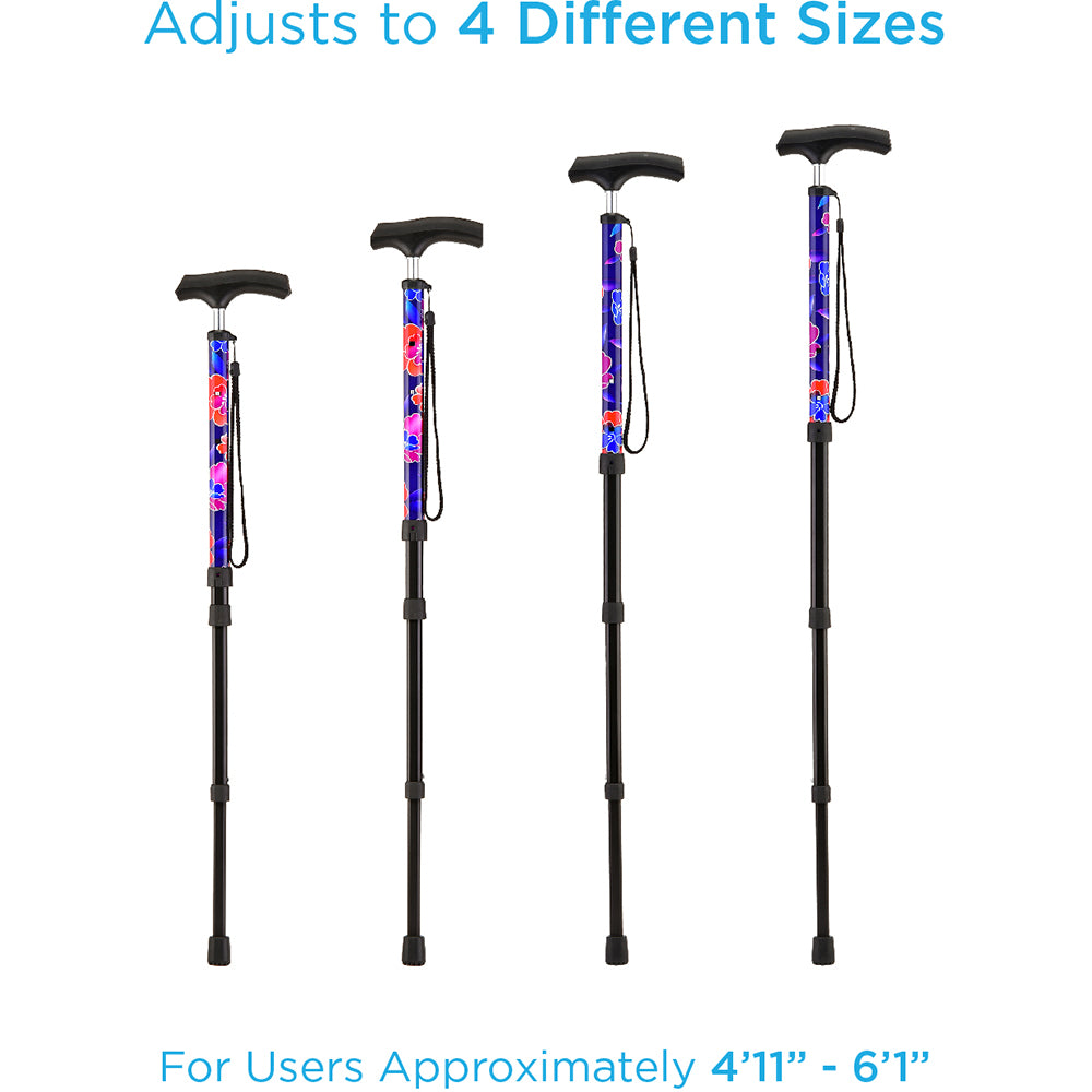 Compact Travel Cane with Strap