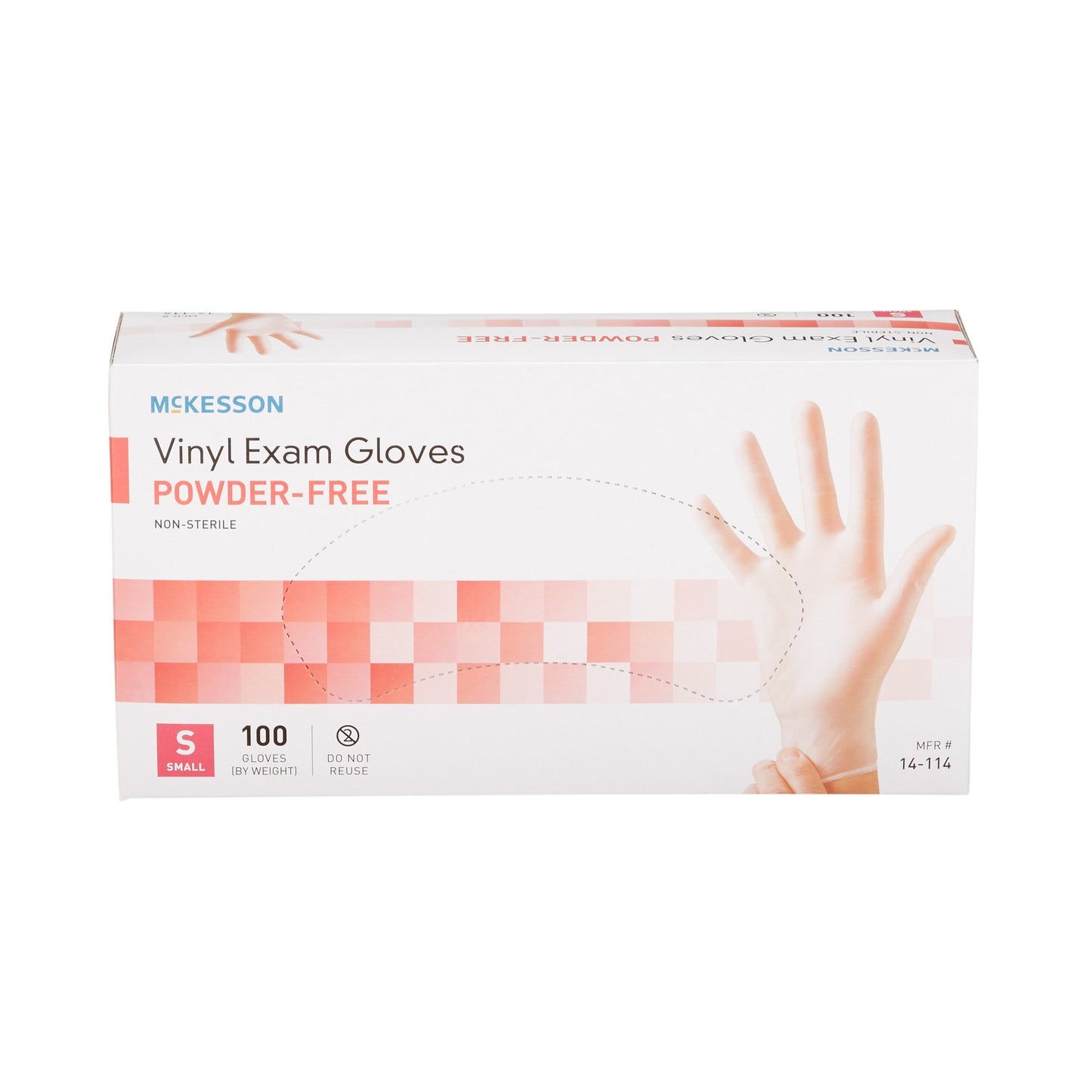 Mckesson Vinyl Exam Gloves Power-Free