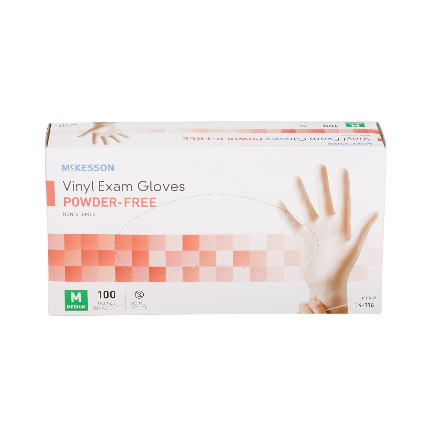 Mckesson Vinyl Exam Gloves Power-Free