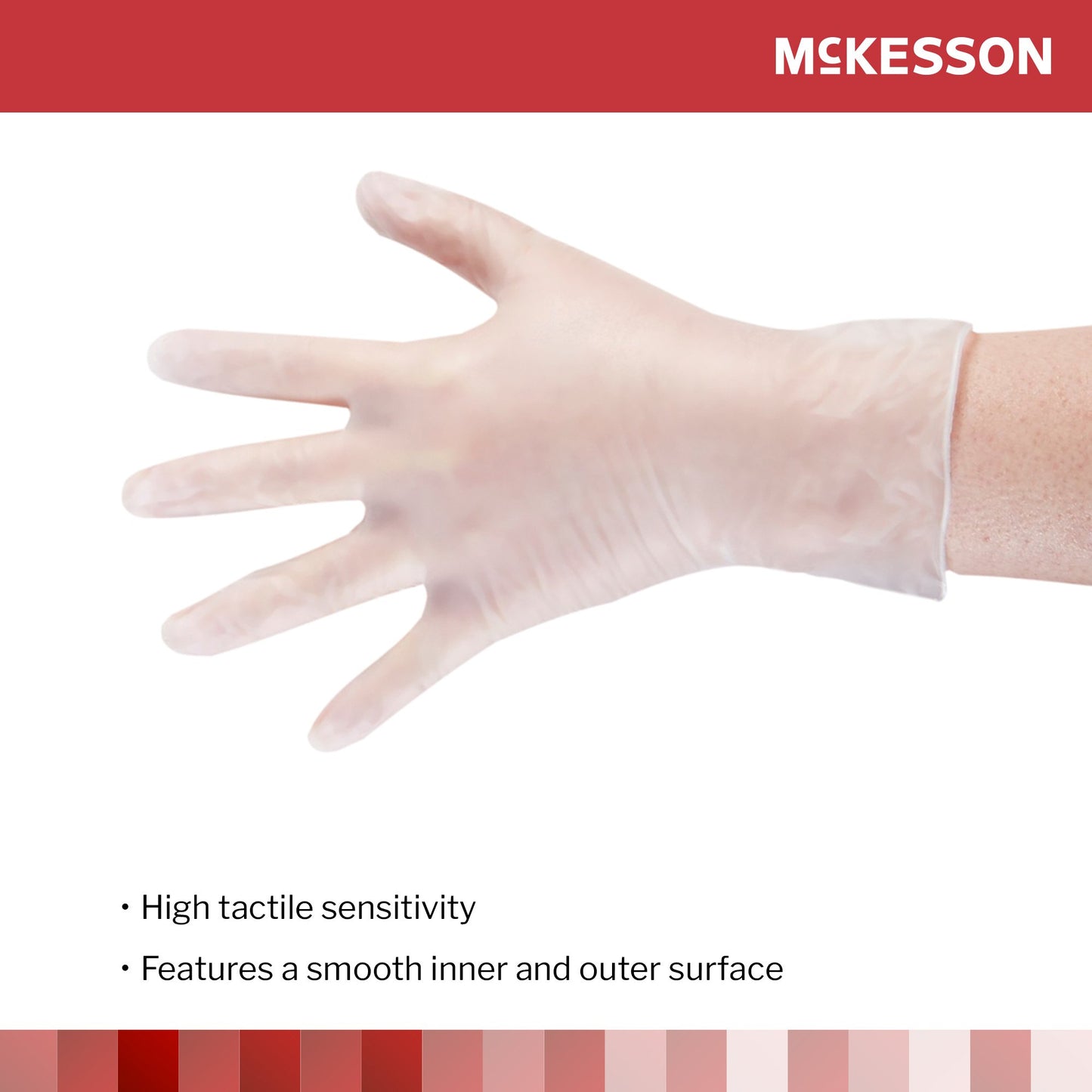Mckesson Vinyl Exam Gloves Power-Free