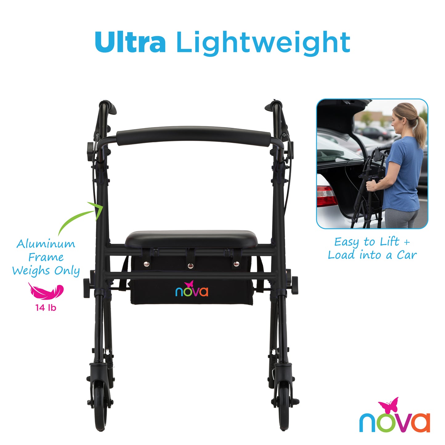Buzz KD Aluminum Rollator