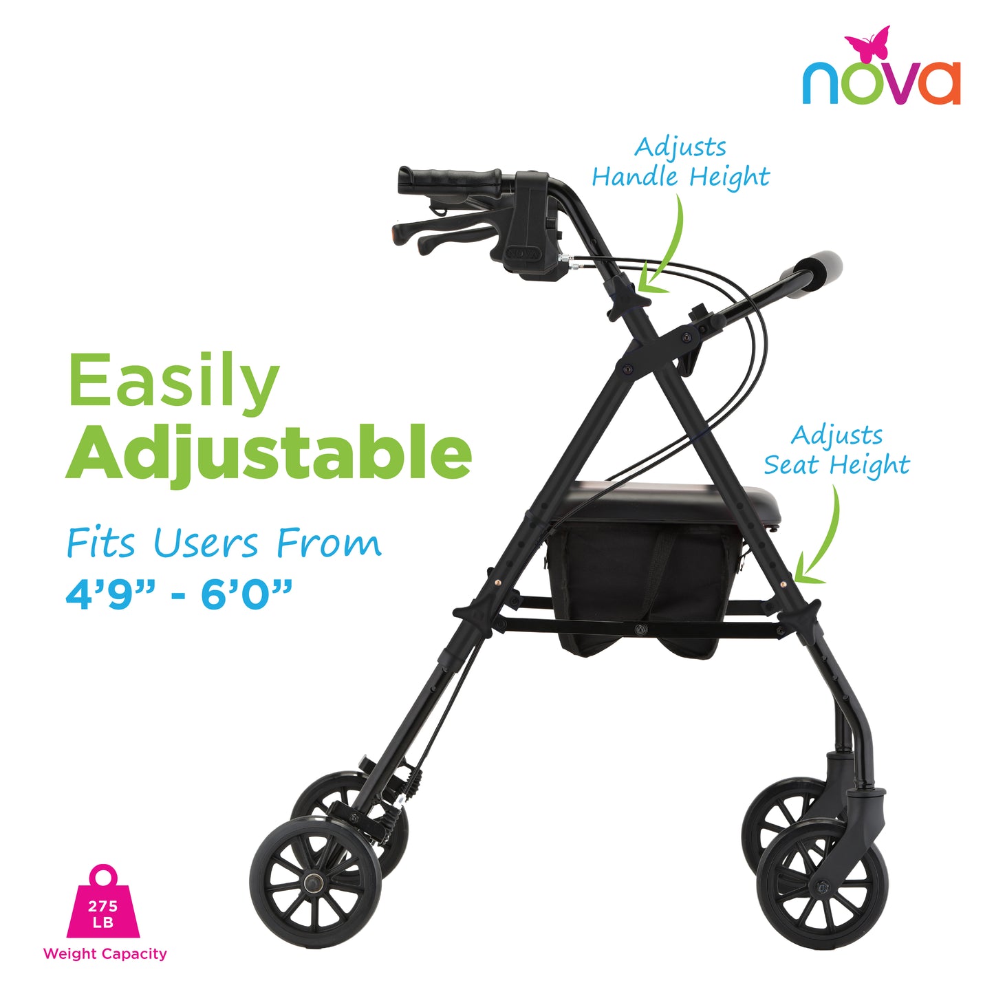 Buzz KD Aluminum Rollator