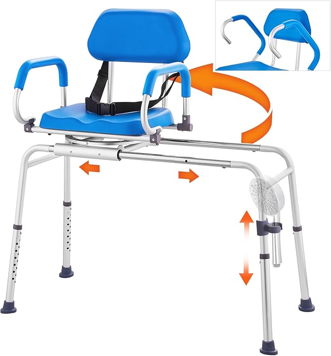 Comfort Slide Bathtub Transfer Bench & Sliding