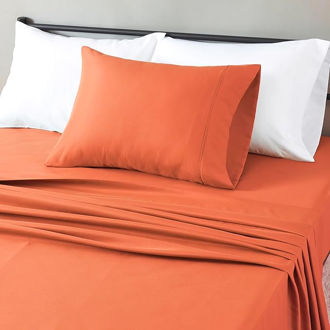 Basics Lightweight Super Soft Easy Care Microfiber Bed Sheet Set
