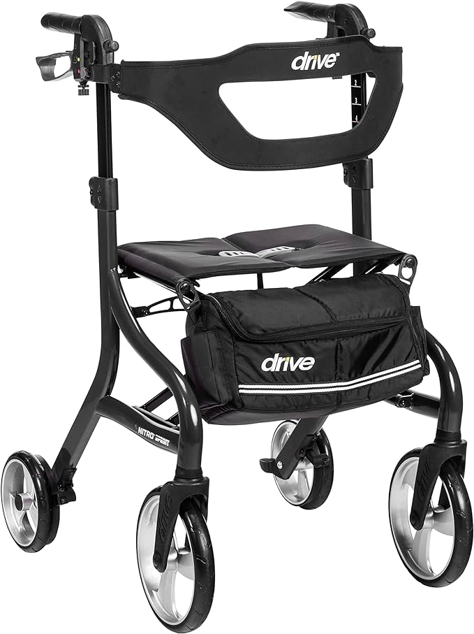 Aluminum Nitro Rollator with 10" Casters