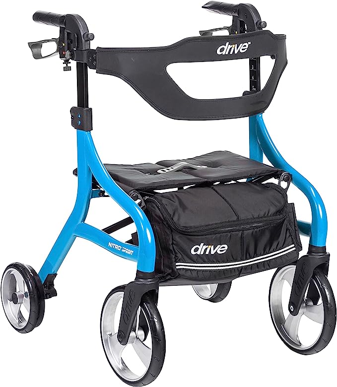 Aluminum Nitro Rollator with 10" Casters