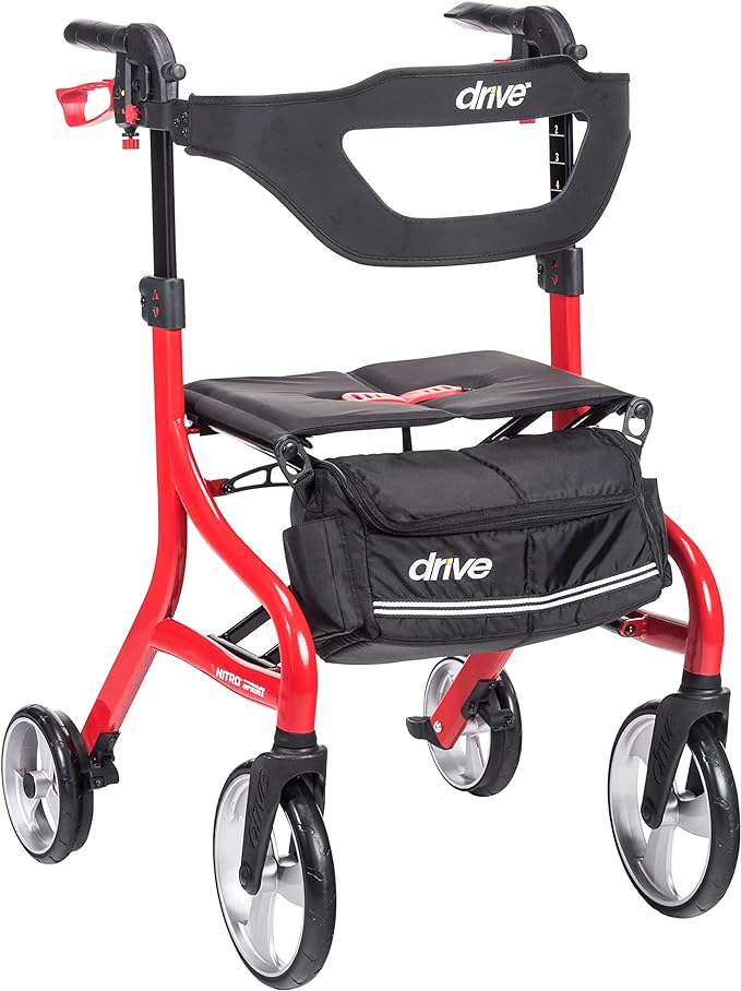 Aluminum Nitro Rollator with 10" Casters