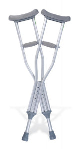 Guardian Aluminum Pushbutton Crutches