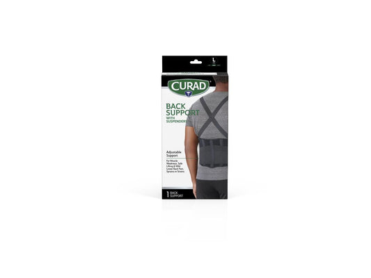 CURAD Back Support with Suspenders