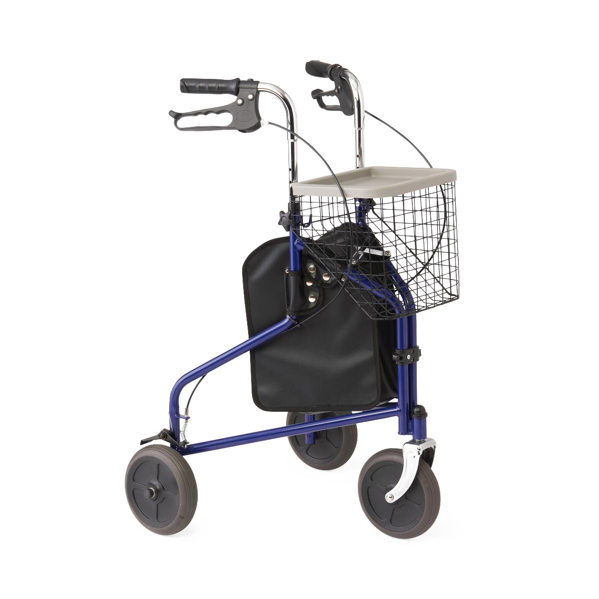 Medline 3-Wheel Steel Rollators
