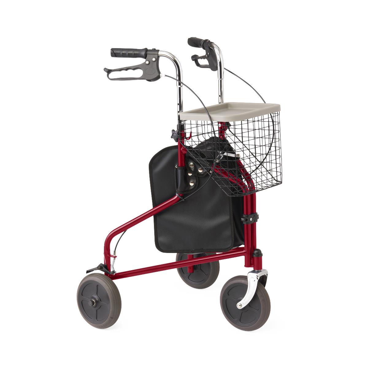 Medline 3-Wheel Steel Rollators