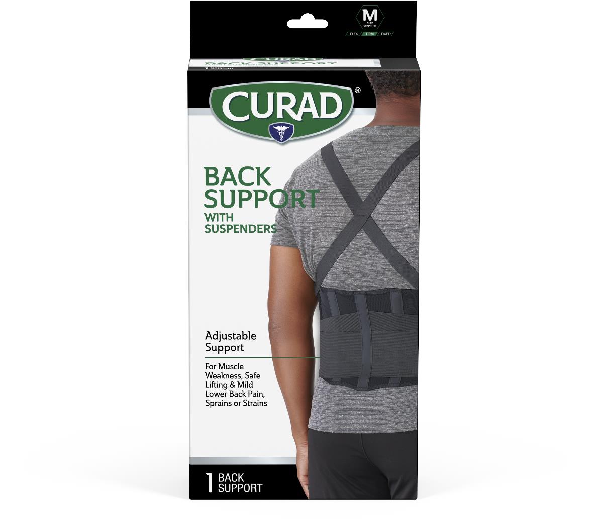 CURAD Back Support with Suspenders