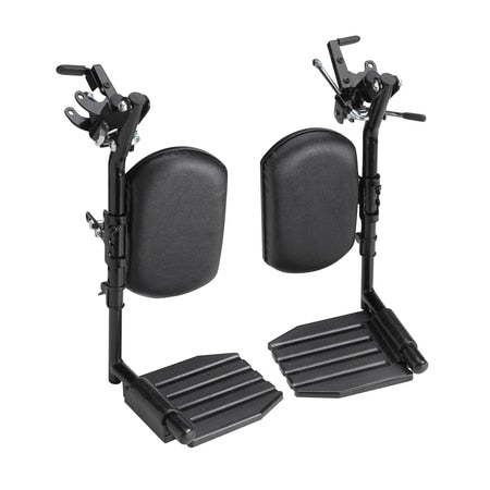 Swing-Away Elevating Legrests, (Non-Padded Calf Pads)