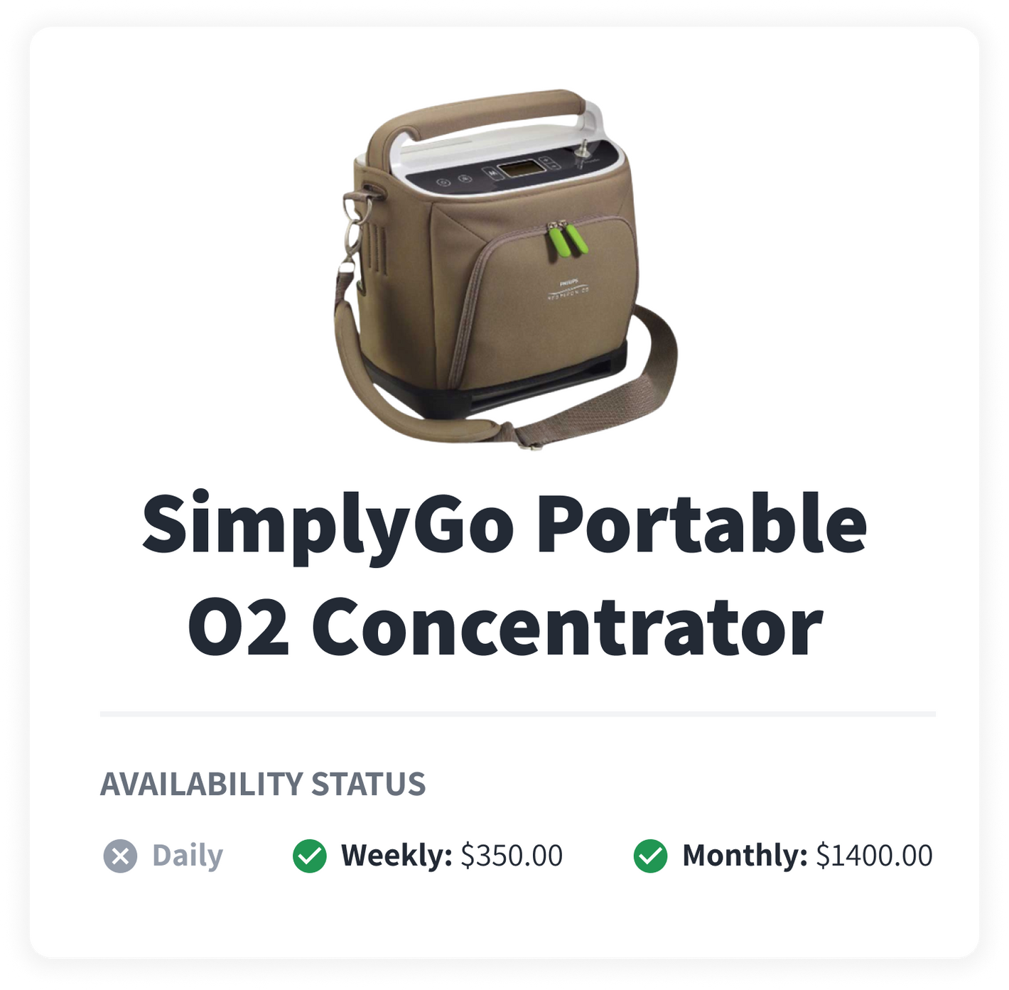 Medical Equipment Rental Rates ACE Medical Inc