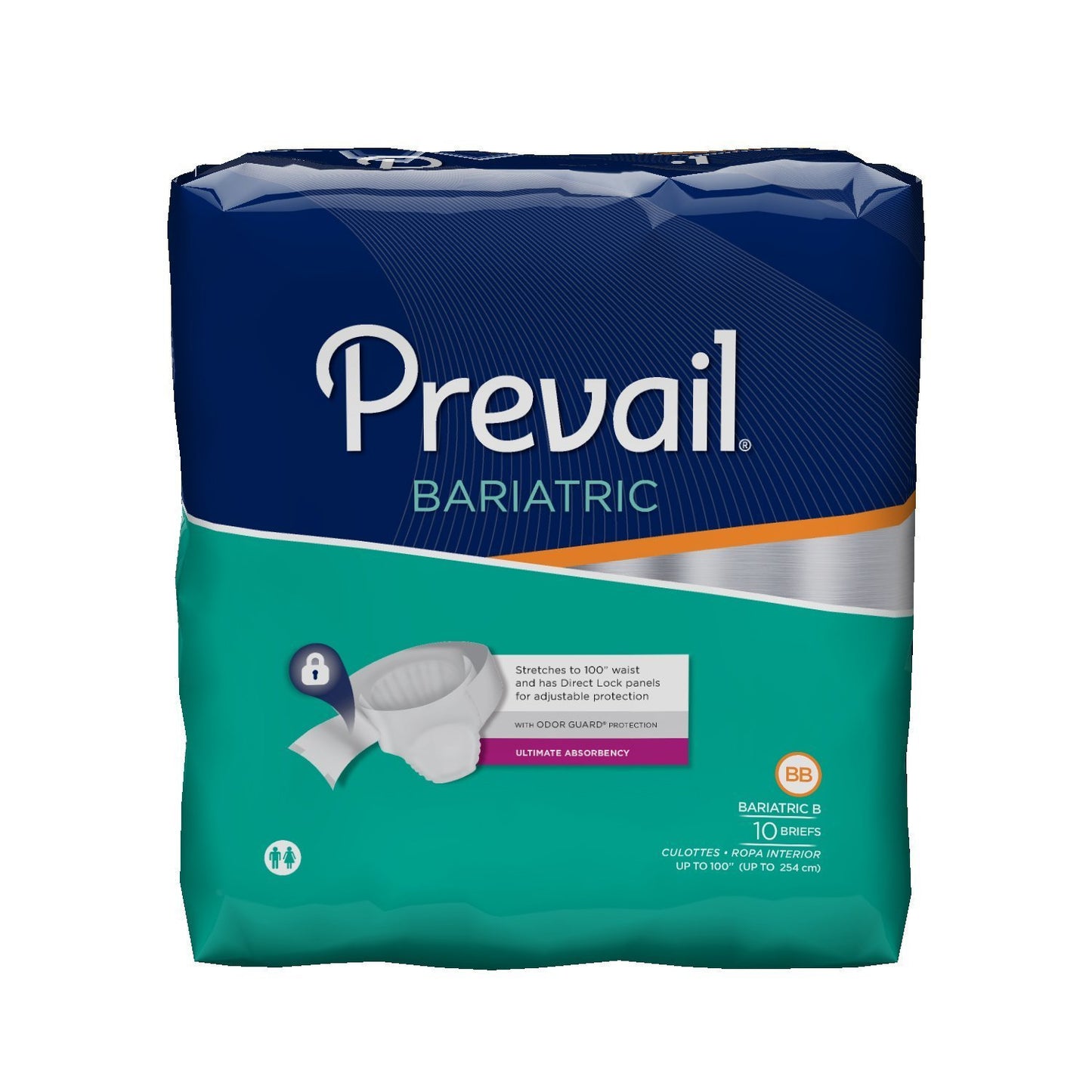 Prevail Disposable Heavy Absorbency Briefs