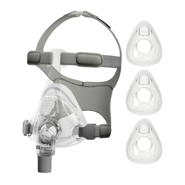 CPAP Mask Simplus Full Face FitPack (small, med, large seal)