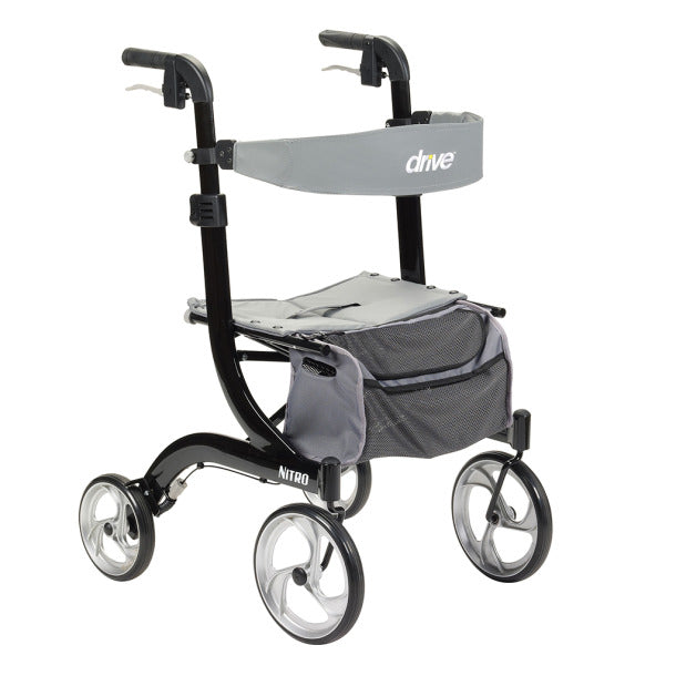 Aluminum Nitro Rollator with 10" Casters