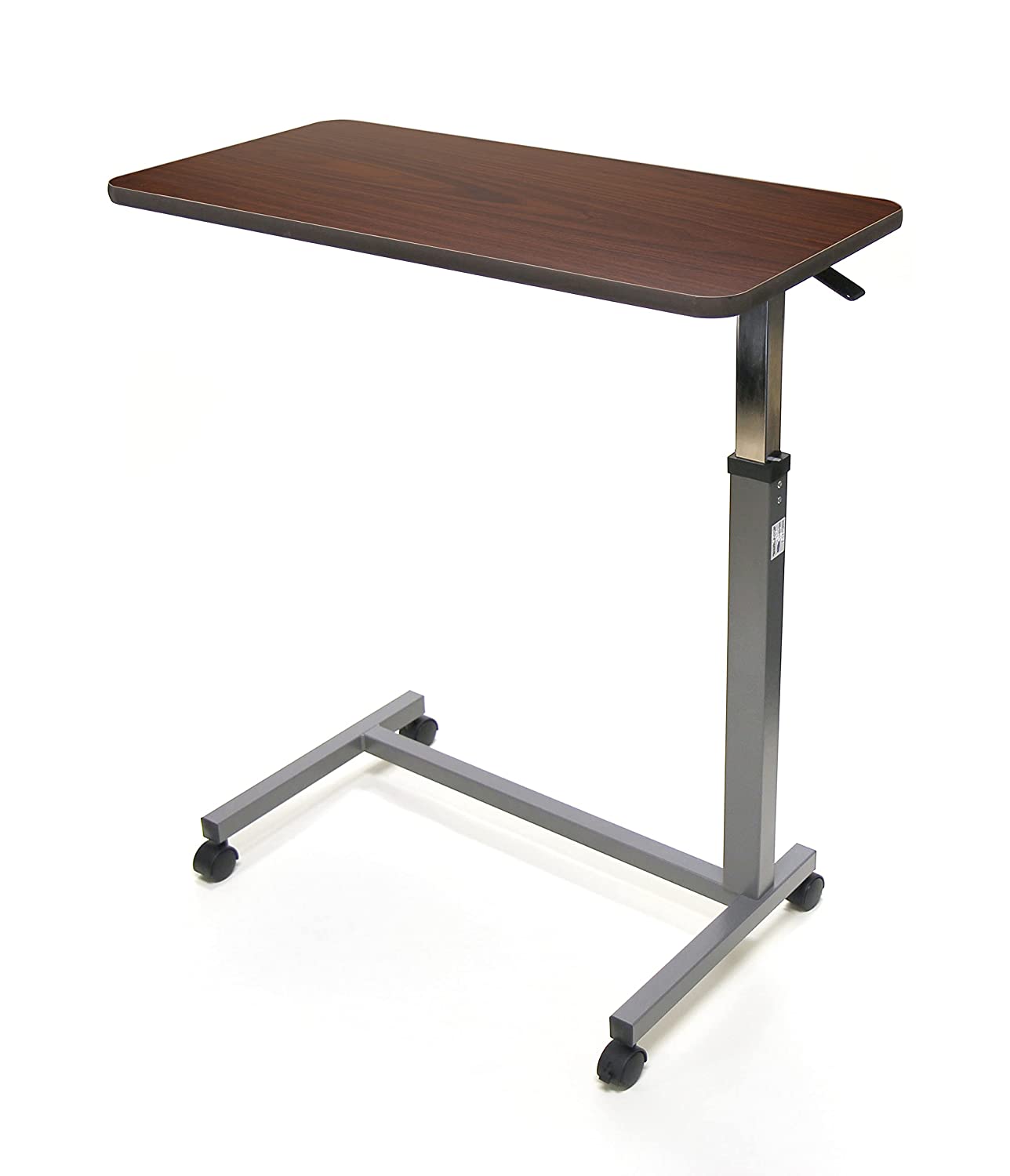 Hospital Style Overbed Table with Auto-Touch Adjustable