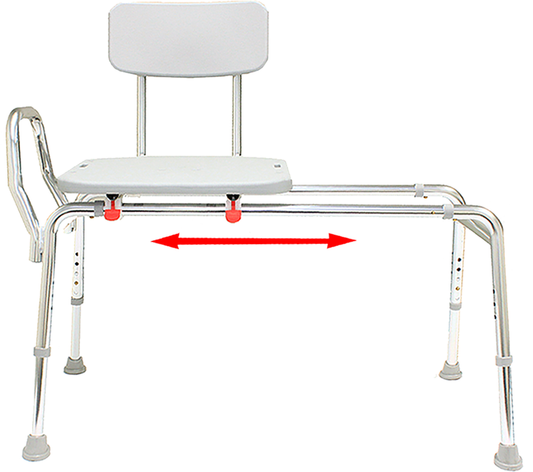 Comfort Slide Bathtub Transfer Bench & Sliding