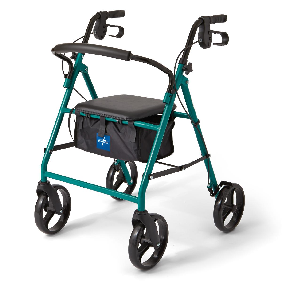 Basic Adult Steel Rollator with 8" Wheels