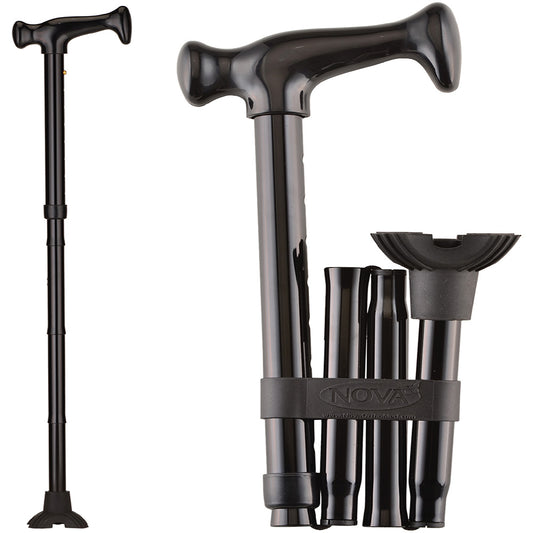 Folding Cane with Mini Quad Tip
