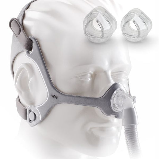 Wisp Nasal Mask Fabric Frame with Headgear